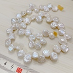 淡水パール＊花びら＊ホワイト＊1連＊本真珠＊ケシパール＊クレオ