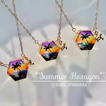 *Summer Hexagon*°ネックレス