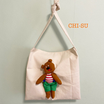 クマさんシンプルショルダーバック