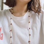 sepia / mask strap & necklace