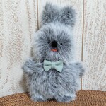 ほほえみうさぎのぬいぐるみ（ミックスグレー）