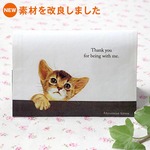 猫 障害者手帳カバー（東京都サイズ） ソフトタイプアビシニアン イラスト A