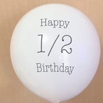 【単品】Happy 1/2 Birthday