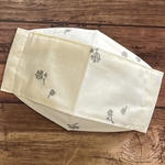 刺繍・木の実　☆舟形マスク☆大臣マスク☆フィルターポケット付き