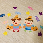 ハロウィンの壁面飾り②