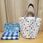 moca様ご依頼品　丸底　バケツ型トートバッグ