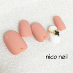【 再販×2 】ネックレスネイル ＊ ピンク ベージュ