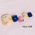 【再販】パステルリボンネイル(FOOT)