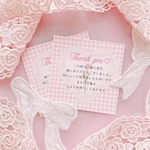 Thankyou シール 20枚セット♡大きめ四角❁3