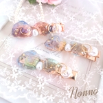 大人気＊夜空のきらめき＊鉱石ヘアクリップNEWデザイン