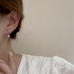 再販 silver925ポスト　silver ball pierce