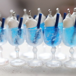 クリームソーダのイヤリング(ピアス)