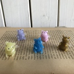 オータムセール！ガラスのエンジェルベア5匹セット