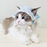 リボンヘッドドレス Blue