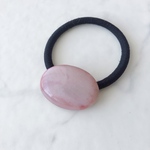 ピンクオパールのヘアゴム