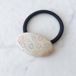 フォッシルコーラルのヘアゴム