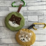 もこもこわんこのくしゅくしゅエコバッグ柴犬１