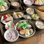 古民家カフェ風ランチ〜鮭のムニエル〜