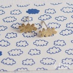 【再販】- Brass - Cloudピアス