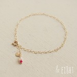 【受注制作】 - K10 - I Heart You Bracelet 