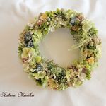 Chさま　オーダー作品　Ｎａｔｕｒａｌ　Ｇｒｅｅｎリース