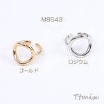 M8543-R 1個  高品質デザインリング 指輪 空枠リング 丸型変形 幅約16mm（1ヶ）