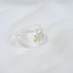 [12-13号］clear flower ring