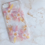 【新作】春夏 お花柄 iPhoneケース パープルピンク 全機種対応 iPhone12 iPhone11 スマホケース ニュアンス 可愛い 手描き iPhone13