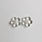 mini clear flower pierce/ earring