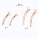 M8562-2  4個  ヘアクリップ ヘアアクセサリー 全2サイズ ゴールド    