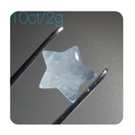 10ct モルガナイト 天然石 ルース DIY ビーズ 手彫りカット 素材 パーツ FatePiece 2628