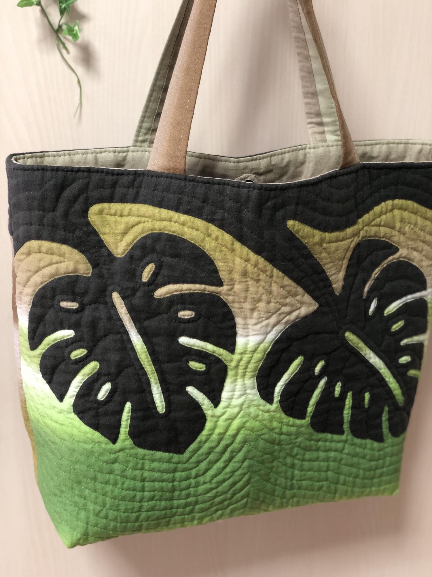 Sale! モンステラのバッグ＊ハワイアンキルト - Shellginger's GALLERY