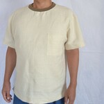 ヘンプ100％　Tシャツ　メンズ　男性向け　オーガニック　天然素材　カットソー　日本製　HEMP