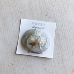 dryflower ponyhook silver /ドライフラワー レジン