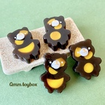 ツキノ和栗グマ羊羹【ピアス/イヤリング】