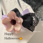 ハロウィンヘッドドレス(パープル)♡Halloween♡犬猫用アクセサリー♡キッズ♡ベビー♡ベビークラウン♡バースデークラウン♡ハーフバースデー♡トリミング♡記念日♡プレゼント