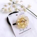 ‼️SALE‼️キャバリアフラワーのヘアゴム🍯ハチミツ＊ブレンハイム
