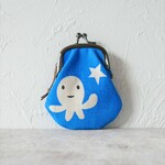 UFOに乗って来たタコ型宇宙人がまぐち　blue