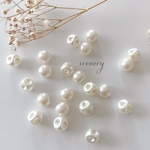 40pcs＊10mm すず丸 パールビーズ  （0084）