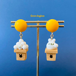 お月見うさぎ団子【ピアス・イヤリング】