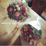 natural dry mini bouquet  2個セット