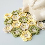 【しろくま貯金箱】ナチュラルカラーのお花畑マット