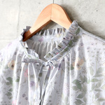 【11/13・14限定♡SALE】リバティ＊フリルネックブラウス（9号)