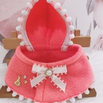  うさぎ☆うさポンチョ♡うさぎチャーム・ピンク♡