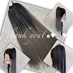 megu 様☆専用ページ ブラック〜グレーヘアティンセル入り50