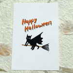 「ハロウィン黒猫」ポストカード2枚セット