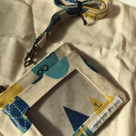 保護者証ケース IDケース ネックストラップ付き （北欧柄）