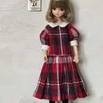 リカちゃん服＊クレリックワンピース