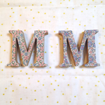 [M ブルー] アルファベットオブジェ リバティ セランダイン