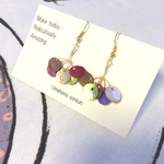 散りばめシェル ピアス イヤリング